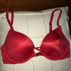 Red VS push up bra